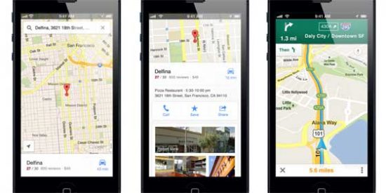 Google Maps regresa al iPhone y condena al ostracismo la cartograf&iacute;a de Apple