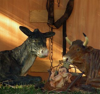 El buey y el asno reconocen al Se&ntilde;or
