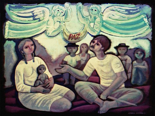 Bendici&oacute;n de la mesa para el tiempo de Navidad