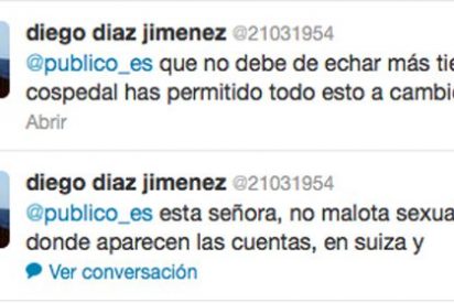 Un edil de IU en Manilva babea en Twitter al hablar de Cospedal: "No est&aacute; malota sexualmente"