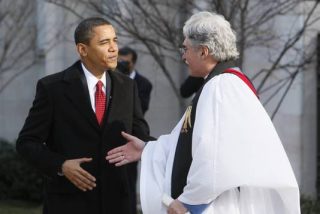 Obama va a misa antes de jurar su cargo