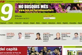 Subvenciones como disciplina ol&iacute;mpica: el peri&oacute;dico deportivo El Punt-Avui recibi&oacute; medio mill&oacute;n de euros en 2012