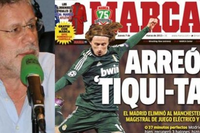 Javier Ares manda un 'recadito' a Marca enfadado porque ensalzar a Modric