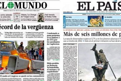 Las portadas de la verg&uuml;enza para Mariano Rajoy y F&aacute;tima B&aacute;&ntilde;ez