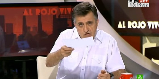 Wyoming en 'Al Rojo Vivo' de laSexta: "Wert es un provocador y un mentiroso, y Rajoy, si tuviera verg&uuml;enza o palabra, dimitir&iacute;a"