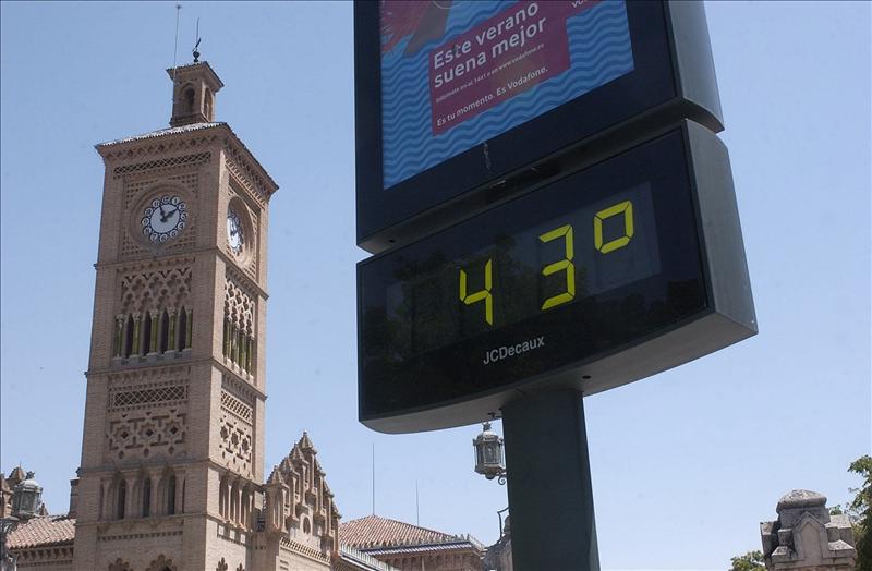 Temperaturas de m&aacute;s de 40 grados para el primer fin de semana de julio 2013