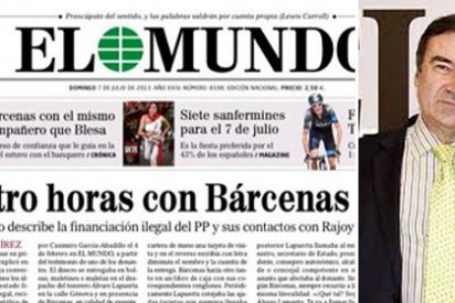 Madero (ABC) contra El Mundo: "No vomitan cuando se juntan hoy con B&aacute;rcenas, ayer con Rold&aacute;n, con los jefes de ETA, Perote, Amedo, Dom&iacute;nguez y soplones del 11M"