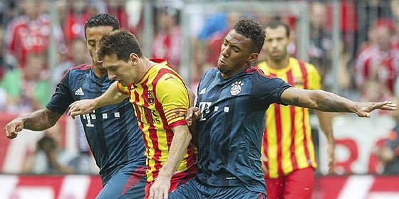 El Barça de Messi se quedó en simple sparring del Bayern de Ribery
