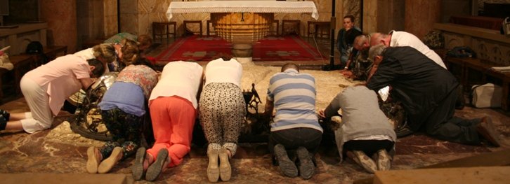 Israel&iacute;es y palestinos entre Bel&eacute;n y Getseman&iacute;