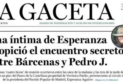 Aguirre niega que la reuni&oacute;n entre B&aacute;rcenas y Pedrojota se hiciera en la casa de una amiga &iacute;ntima suya