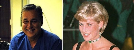 El ex amante cirujano de la princesa Diana dice que el biopic "traiciona' su romance