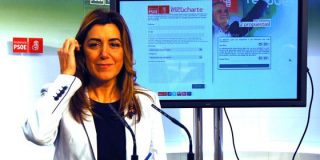 [Video] Alcaldes del PP le montan un tenso 'escrache' a Susana D&iacute;az, presidenta de la Junta de Andaluc&iacute;a