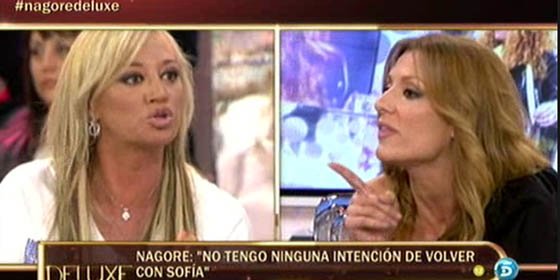 Belén Esteban saca lo peor de sí misma y habla de sus "adicciones" en una megabronca con Nagore Robles ('GH11'): "Yo he vivido la misma situación de Sofía Cristo"