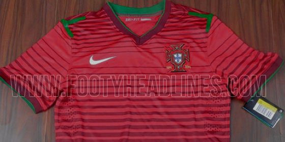La camiseta de Portugal para el Mundial