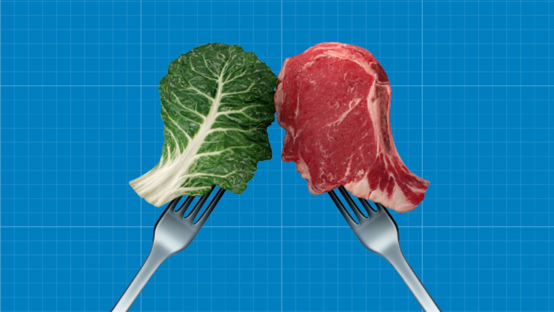 Vegetarianos contra carnívoros