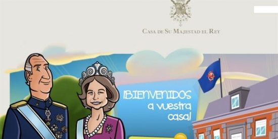 La web de la Casa Real se 'anima' y se adapta ahora a los m&aacute;s peque&ntilde;os para hacer nuevos amigos