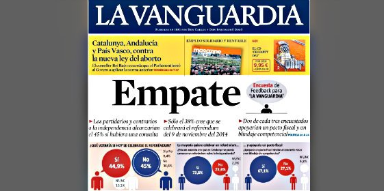 'La Vanguardia': &iquest;Cambio de rumbo nacionalista?