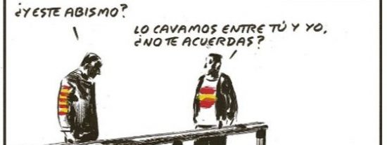 Arcadi Espada sacude a El Roto por su "putrefacta equidistancia" con la locura separatista