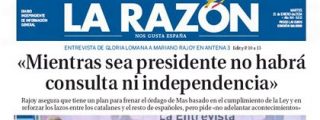 La Raz&oacute;n 'ofrenda' a Rajoy su an&aacute;lisis sobre la entrevista: "Ha conseguido su prop&oacute;sito de transmitir serenidad y confianza"