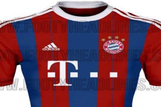 Las pr&oacute;ximas camisetas del Bayern