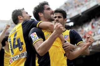 El Atl&eacute;tico de Madrid de Simeone logra una victoria de campeonato en Valencia