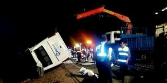 Cinco menores mueren en un accidente de autob&uacute;s en Badajoz
