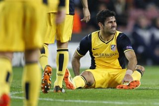 Enfado "monumental" de Simeone con Diego Costa