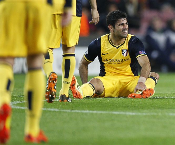 Enfado "monumental" de Simeone con Diego Costa