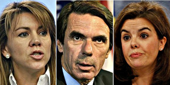 El expresidente Aznar, FAES, La Moncloa y el 'fuego amigo' en la batalla entre Soraya y Cospedal