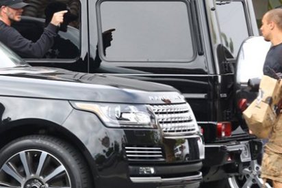Beckham pierde los papeles con los paparazzi por una persecuci&oacute;n en Los Angeles