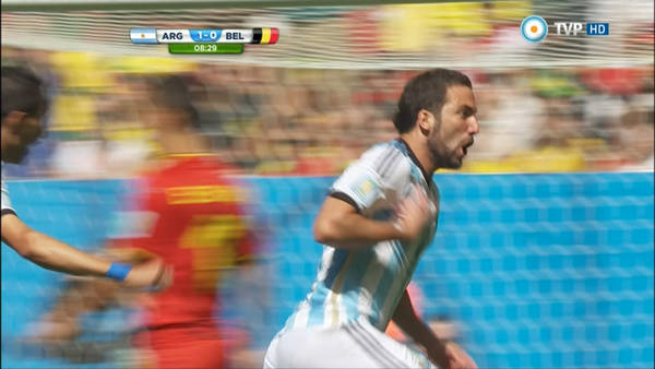 La Argentina de Higuaín gana a Bélgica y vuelve a semifinales de un Mundial 24 años después