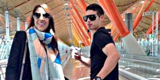 James Rodr&iacute;guez aterriza en el aeropuerto de Barajas y 'contacta' con el Real Madrid