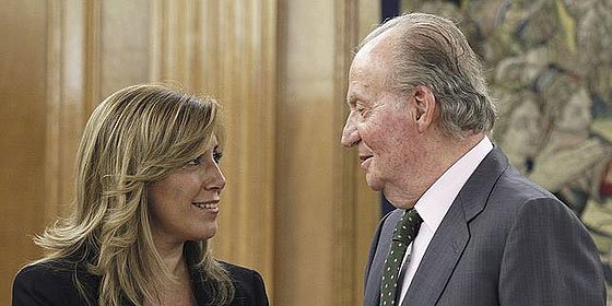 Justo antes de abdicar, Don Juan Carlos pidió a Susana Díaz que fuera la líder del PSOE