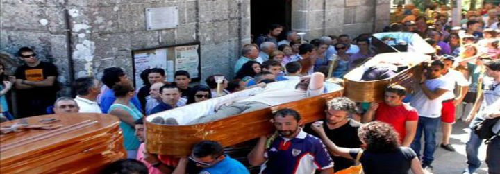 "Virgen de Santa Marta, estrella del norte, te traemos a los que vieron la muerte"