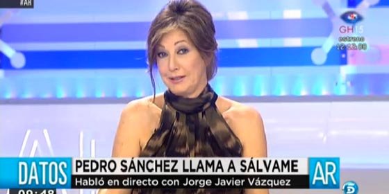 Ana Rosa Quintana: "En este programa no podemos entrar en el PP porque no somos informativos; hay muchas cosas que cambiar"