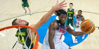 La 'bestia' estadounidense entierra a Lituania tras el descanso