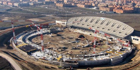 El Atl&eacute;tico negocia la venta del nombre de su nuevo estadio