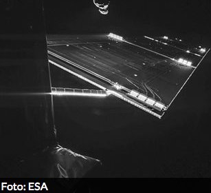 La sonda Rosetta de la Agencia Espacial se hace un 'selfie'