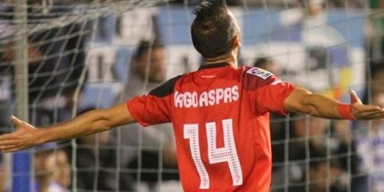 Iago Aspas se reivindica con un triplete en la victoria del Sevilla en Sabadell (1-6)