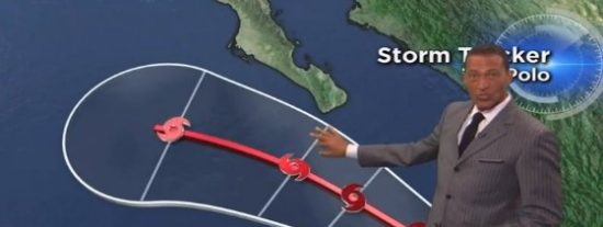 La perversa tendencia de los presentadores del Tiempo a dibujar penes en sus pron&oacute;sticos
