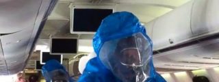 [V&iacute;deo] &iexcl;P&aacute;nico a bordo! Aislan un avi&oacute;n por la broma de un 'gracioso': "Tengo &eacute;bola, est&aacute;is jodidos"