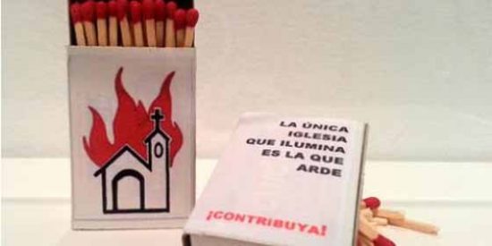 Tertsch est&aacute; que arde con el PP por permitir una muestra que hace apolog&iacute;a de la quema de iglesias