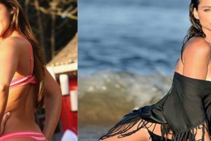 La ex de Forl&aacute;n ense&ntilde;a un pecho en un descu&iacute;do televisivo