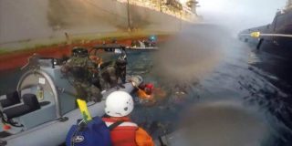 La batalla mar&iacute;tima entre Greenpeace y la Armada... que pinta un negro horizonte