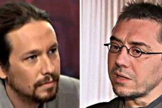 Frases para el marmol de Pablo Iglesias y su colega Juan Carlos Monedero