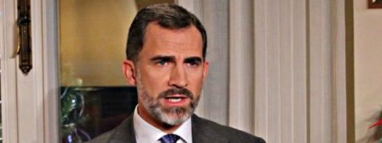 Felipe VI: "En Espa&ntilde;a necesitamos una profunda regeneraci&oacute;n"