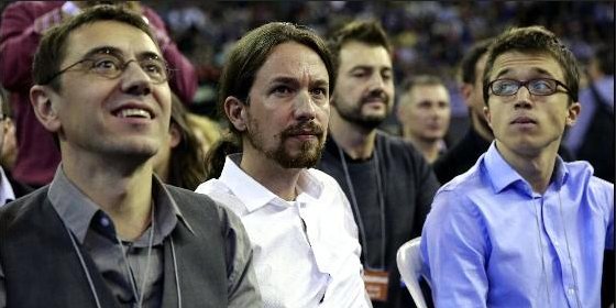 Errejón, Monedero, Iglesias y los de Podemos tocan de oído