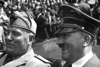 Mussolini y Hitler