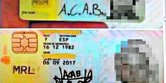 &iquest;Sabes por qu&eacute; hay 'piojosoprogres' antisistema que firman el DNI con el acr&oacute;nimo A.C.A.B.?