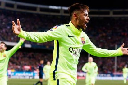 Neymar se consagra en el Calderón en un partido lleno de polémica arbitral y 'navajismo' entre jugadores